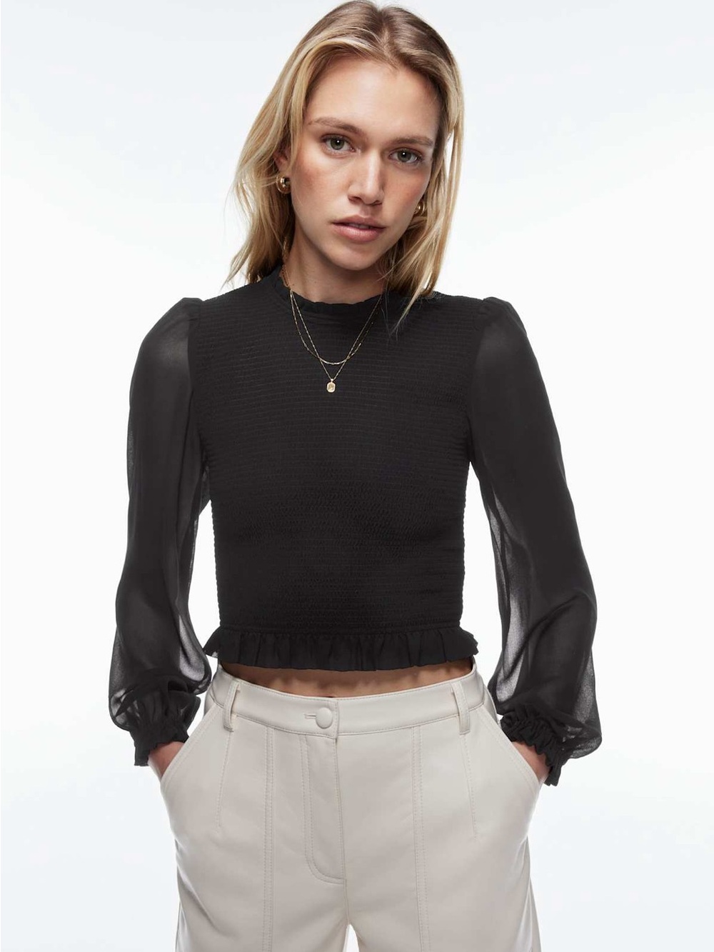 Aritzia Wilfred Tempest Blouse
